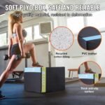 VEVOR 3 in 1 Plyometric Jump Box, Cotton Plyo Box, Platform & Jumping Agility Box, Anti-Slip Fitness Exercise Step Up Box for Home Gym Training, Conditioning Strength Training, Multiple Sizes, Black - Image 5