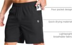 GGJ Men's Lightweight Athletic Shorts with Zipper Pockets 7"/5"/9" Gym Workout Running Quick Dry Tennis Shorts for Men - Image 4