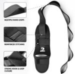 DMoose Fitness Foot & Calf Stretcher with Adjustable Padded Stretching Strap for Plantar Fasciitis, Hamstring, Heel Spurs and Achilles Tendonitis Relief - Yoga Leg Stretch Strap for Flexibility - Image 5