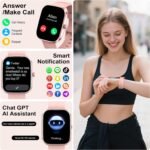 AI Smart Watch with ChatGPT, 1.91" Bluetooth Calling Smartwatch for Men Women, 110+ Fitness Modes Activity Tracker, Sleep/Heart Rate/Calorie Monitor, IP68 Waterproof Step Counter for Android iOS - Image 3