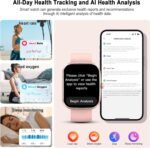 AI Smart Watch with ChatGPT, 1.91" Bluetooth Calling Smartwatch for Men Women, 110+ Fitness Modes Activity Tracker, Sleep/Heart Rate/Calorie Monitor, IP68 Waterproof Step Counter for Android iOS - Image 5