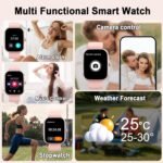 AI Smart Watch with ChatGPT, 1.91" Bluetooth Calling Smartwatch for Men Women, 110+ Fitness Modes Activity Tracker, Sleep/Heart Rate/Calorie Monitor, IP68 Waterproof Step Counter for Android iOS - Image 7