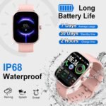 AI Smart Watch with ChatGPT, 1.91" Bluetooth Calling Smartwatch for Men Women, 110+ Fitness Modes Activity Tracker, Sleep/Heart Rate/Calorie Monitor, IP68 Waterproof Step Counter for Android iOS - Image 8