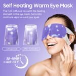 Steam Eye Mask, 10 Packs Heated Eye Mask, Self Heating Disposable SPA Warm Compress for Eyes Sleep Mask, Travel Essentials & Relaxation Gifts, Stocking Stuffers (Lavender Scent) - Image 4
