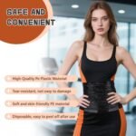 Body Wraps for Stomach,Slimming Wrap Film for Workout Enhancement,Plastic Body Band,Includes Soft Measuring Tape DIY Sauna - Image 4