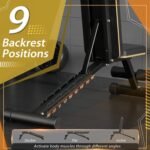Adjustable Weight Bench - Heavy-Duty Foldable Workout Bench for Home Gym, 660 LBS Capacity, Incline & Decline, Multi-Position Strength Training Bench, Compact Storage - Image 6