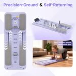 COSIEST Pilates Board for Home Use, Foldable Pilates Reformer Set with Resistance Bands, All-in-One Professional Workout Fitness Equipment for Core, Abs, Glutes, Legs, Butt, Arms Toning - Image 6