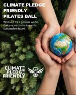 Trideer 9-Inch Pilates Ball, Small Exercise Ball for Yoga, Core Training, Physical Therapy, Balance, Stability and Stretching Pilates Equipment with Inflation Straw - Image 5