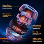Wrist Trainer Ball Auto-Start Gyroscopic Forearm Exerciser Gyro Ball for Strengthen Arms, Fingers, Bones and Muscles - Image 4