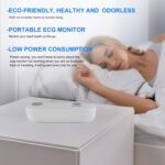 Portable ECG Monitor | Record and Store One-Lead ECG Signals | Monitor and Display Heart Rate for Home Health Care Use -White - Image 6