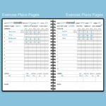 Workout Log for Women & Men - A5 Fitness Planner/Journal to Track Weight Loss, Workout Journal for GYM, Bodybuilding Progress - Daily Health & Wellness Tracker, Black - Image 3