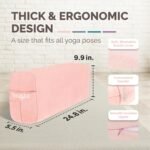 Yes4All Triple-Layer Sponge Yoga Bolster Pillow for Restorative Yoga & Meditation - Versatile Yoga Support Pillow, Balance & Poses Modification - Image 3