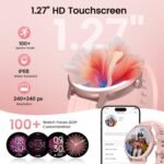 Smart Watch for Android iOS Phones with Bluetooth Call & AI Voice, Fitness Tracker with Heart Rate, SpO2, Sleep & Activity Tracking, IP68 Waterproof Sports Smartwatch for Women Men (White) - Image 3