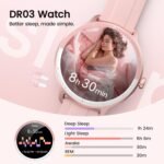 Smart Watch for Android iOS Phones with Bluetooth Call & AI Voice, Fitness Tracker with Heart Rate, SpO2, Sleep & Activity Tracking, IP68 Waterproof Sports Smartwatch for Women Men (White) - Image 6