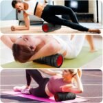 Foam Roller for Deep Tissue Massager, 13" High Density Exercise Patented Roller for Muscle Massage and Myofascial Trigger Point Release Back Roller for Fitness, Yoga and Pilates (Black) - Image 4