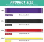 Alllvocles Resistance Band, Pull Up Bands, Pull Up Assistance Bands, Workout Bands, Exercise Bands, Resistance Bands Set for Legs, Working Out, Muscle Training, Physical Therapy, Shape Body, Men Women - Image 3