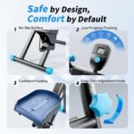 Foldable Stair Stepper for Home, Adjustable Stair Climber with 4 Heights & 3 Angles, Compact Folding Vertical Stair Master for Exercise at Home for Full-Body Workout - Image 7