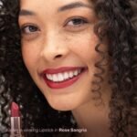 Mineral Fusion Long-Lasting Lipstick, Vivid & Smudge-Free Lip Color with Avocado Oil, Cocoa Seed Butter, Free of FD&C Dyes, Paraben and Gluten, Rose Sangria - Image 4