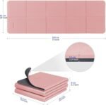 Readaeer Foldable Yoga Mat for Travel Folding Yoga Mat 6mm Thick with Carrying Bag, Non-Slip TPE Exercise Pilates Mat for 72" L x 24" W x 0.24 Inch - Image 4