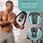 Lifepro Hydraulic Power Chest Expander and Arm Twister Trainer Exerciser - Adjustable 22-440lb Resistance, Smart Rep Counter - Home Gym Workout Equipment for Upper Body Strength Training - Image 3