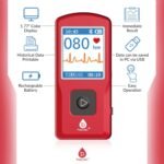 Pursonic EKG Monitor and Rechargeable Wellness Tracker – Portable Handheld Display for Personal Wellness Metrics, LCD Screen, App Connectivity – Compact Lifestyle Gadget for Home or Travel - Image 4