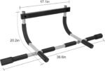 Doorway Pull Up Bar for Home Gym, Adjustable Width, Heavy-Duty Steel - Image 4