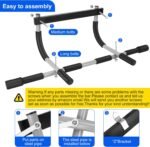 Doorway Pull Up Bar for Home Gym, Adjustable Width, Heavy-Duty Steel - Image 6