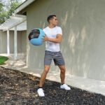 ProsourceFit Soft Medicine Balls, Wall Balls and Full Body Dynamic Exercises, Aqua 8 LB. - Image 3