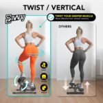 ZIWWVY- Mini Twist Stepper, Stepper Machine with 330LBS Weight Capacity, Mini Stepper for Full Body Workout, Adjustable Step Height, Smooth and Quiet, Step Machine for Men Women - Image 4