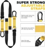 Home Resistance Training Kit, Extension Strap Door Anchors，Powerlifting Strength Workout Straps Full Body Complete Home Gym Body Core Exercise - Image 4