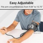 Vive Precision Manual Blood Pressure Cuff - Aneroid Sphygmomanometer with Case - BP Kit Monitor for Adults, Nurses - One Hand, One Tube Upper Arm Cuff Machine - BPM Meter Device for Professionals - Image 5