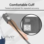 Vive Precision Manual Blood Pressure Cuff - Aneroid Sphygmomanometer with Case - BP Kit Monitor for Adults, Nurses - One Hand, One Tube Upper Arm Cuff Machine - BPM Meter Device for Professionals - Image 6