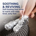 Dr. Scholl's® Tired, Achy Feet Soothing & Reviving Foot Mask, 3 Pair, Warming Booties - Image 3