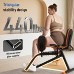 HXD-ERGO Hip Abductor Machine for Home Gym, 6-Level Glute Machine & Thigh Workout Equipment, Booty Builder with Plush Padding, Compact Leg Exercise Euipment for Women & Men - Image 5