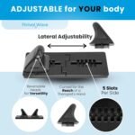 Thrival Wave - Fully Adjustable Psoas Muscle Release Tool for QL, Hip Flexor, Back, Hamstring, Glute, Iliacus, and Neck Pain - Trigger Point and Myofascial Release Tool - Carbon Black - Image 4