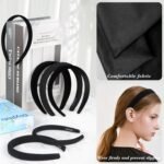 Velvet Headbands for Women and Teens, 6PCS Non-Slip Padded Hairbands with 3 Width Options (0.6", 0.8", 1.2"), Soft Comfortable Hair Accessories for Daily Wear, Makeup, Sports, and Gifts - Image 7