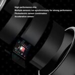 Yunseity Smart Ring Health, IP68 Sleep Quality Monitoring Fitness Smart Ring, Ceramic Stainless Magic Wearable Device Universal Ring for iOS and for Android - Image 4