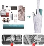 IwIeIaIrI Yoga Mat Bag for Women with Large Size Pocket and Zipper Pocket,Yoga Gifts Accessories with Adjustable Shoulder Strap- Fits Most Workout Stuff - Image 5