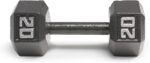 Marcy Cast Iron Hex Dumbbells Collection - Available size from 3-lb to 100-lb, SOLD INDIVIDUALLY - Image 5