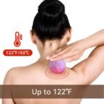 Vibrating Massage Ball with Heat - Portable Physical Therapy for Muscle Relief Up to 120 ¨H Heating Temperature for Myofascial Release and Trigger Point Treatment Mini Size Massage Ball -Purple - Image 3