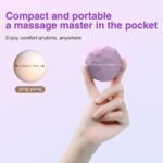 Vibrating Massage Ball with Heat - Portable Physical Therapy for Muscle Relief Up to 120 ¨H Heating Temperature for Myofascial Release and Trigger Point Treatment Mini Size Massage Ball -Purple - Image 4