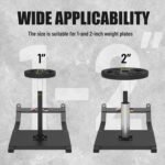 GanFindX Weight Sled, Workout Sled, Fitness Strength Training Sled for Athletic Exercise and Speed Improvement, Suitable for 1" and 2" Weight Plates - Image 4