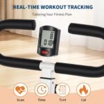 Squat Machine, Squat Assist Trainer with Adjustable12 Level Resistance, Foldable Squat Ride Rowing Machine for Home, Full Body Workout Gym for Glutes Legs Workout, 350 LBS Capacity - Image 4