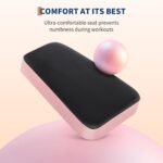 Squat Machine, Squat Assist Trainer with Adjustable12 Level Resistance, Foldable Squat Ride Rowing Machine for Home, Full Body Workout Gym for Glutes Legs Workout, 350 LBS Capacity - Image 6