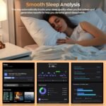 Smart Ring with Sleep Monitoring, Step Counting, Heart Rate, Blood Oxygen for iOS and Android, No Subscription Fee, IP68 Waterproof Health Tracker (Black, 9) - Image 4