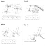 Adjustable Weight Bench Workout Bench for Home Gym, Foldable Workout Bench 700LBS Weight Capacity for Full Body Strength Training,Incline Flat Decline Sit-up Bench (2 Resistance Bands) - Image 8