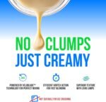 VELOMIX Electric Protein Shaker Bottle - 24 oz | USB-C Rechargeable | Leak Proof Shaker Cups for Protein Shakes | Portable Blender for Shakes and Smoothies (Electric-Transparent) - Image 4