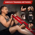 Resistance Bands Set Pull Up Bands 3 Different Levels Fitness Exercise Bands for Men Women for Strength Training,Pilates,Yoga,Crossfit Include Door Anchor Storage Bag and Workout Guide - Image 4