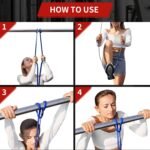 Resistance Bands Set Pull Up Bands 3 Different Levels Fitness Exercise Bands for Men Women for Strength Training,Pilates,Yoga,Crossfit Include Door Anchor Storage Bag and Workout Guide - Image 5