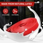 Resistance Bands Set Pull Up Bands 3 Different Levels Fitness Exercise Bands for Men Women for Strength Training,Pilates,Yoga,Crossfit Include Door Anchor Storage Bag and Workout Guide - Image 6